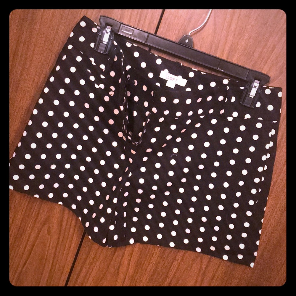 ☀️NWOT Loft Polka Dot Shorts☀️